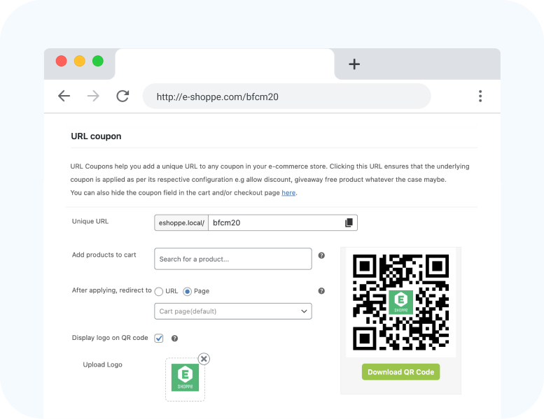 Generate QR Codes for WooCommerce Coupons